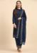 Picture of Georgette Dark Slate Grey Straight Cut Salwar Kameez