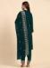 Picture of Georgette Sea Green Straight Cut Salwar Kameez