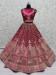 Picture of Statuesque Georgette Deep Pink Lehenga Choli