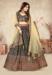 Picture of Taking Silk Dark Olive Green Lehenga Choli