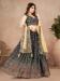 Picture of Lovely Silk Dark Slate Grey Lehenga Choli