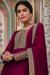 Picture of Statuesque Silk Dark Magenta Straight Cut Salwar Kameez