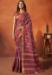 Picture of Amazing Crepe & Silk Maroon Saree