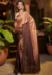 Picture of Pleasing Georgette & Satin Wheat Saree