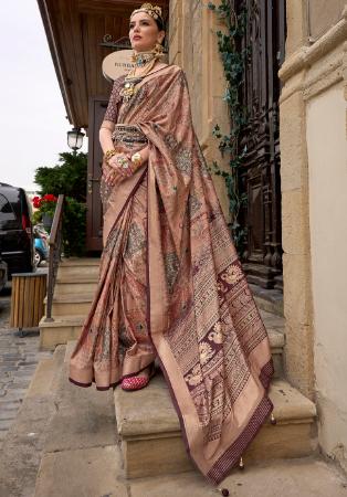 Picture of Superb Silk Maroon Saree