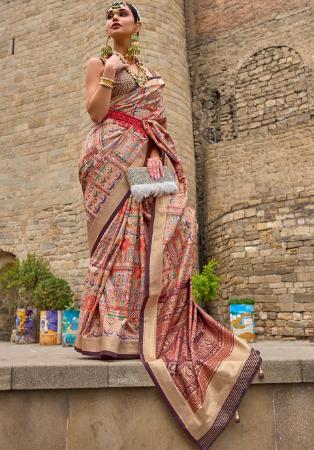 Picture of Grand Silk Beige Saree