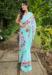 Picture of Well Formed Georgette Light Blue Saree