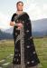 Picture of Pretty Georgette Black Saree