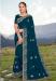 Picture of Amazing Georgette Teal Saree