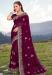 Picture of Gorgeous Georgette Maroon Saree