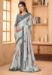 Picture of Wonderful Chiffon Silver Saree