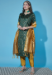 Picture of Cotton & Silk Dark Sea Green Readymade Salwar Kameez