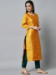 Picture of Cotton & Silk Golden Rod Readymade Salwar Kameez