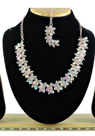 Picture of Fascinating Powder Blue Necklace Set