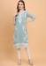 Picture of Ravishing Georgette Sky Blue Kurtis & Tunic