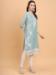 Picture of Ravishing Georgette Sky Blue Kurtis & Tunic