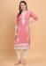 Picture of Delightful Georgette Dark Salmon Kurtis & Tunic