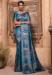 Picture of Grand Silk Cadet Blue Saree