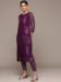 Picture of Appealing Chiffon Purple Kurtis & Tunic