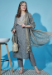 Picture of Nice Cotton & Silk Grey Readymade Salwar Kameez