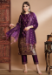 Picture of Cotton & Silk Purple Readymade Salwar Kameez