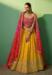 Picture of Admirable Georgette Golden Rod Lehenga Choli