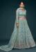 Picture of Fascinating Net Light Slate Grey Lehenga Choli