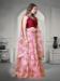 Picture of Wonderful Organza Pale Violet Red Lehenga Choli