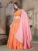 Picture of Pleasing Organza Sandy Brown Lehenga Choli