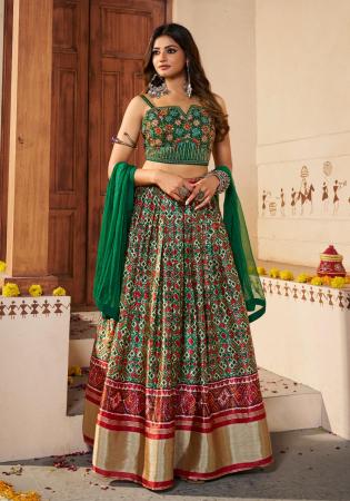 Picture of Classy Silk Sea Green Lehenga Choli