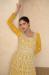 Picture of Resplendent Georgette Golden Rod Anarkali Salwar Kameez