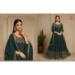 Picture of Georgette Dark Slate Grey Straight Cut Salwar Kameez