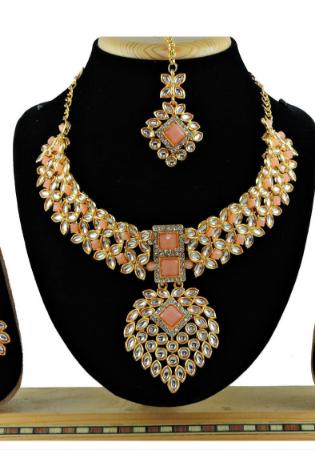 Picture of Splendid Indian Red Necklace Set