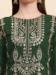 Picture of Georgette Sea Green Straight Cut Salwar Kameez