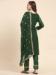 Picture of Georgette Sea Green Straight Cut Salwar Kameez