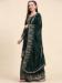 Picture of Georgette Dark Slate Grey Straight Cut Salwar Kameez