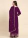 Picture of Taking Georgette Purple Straight Cut Salwar Kameez