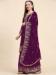 Picture of Taking Georgette Purple Straight Cut Salwar Kameez