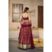 Picture of Nice Silk Dark Red Lehenga Choli