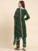 Picture of Georgette Medium Sea Green Straight Cut Salwar Kameez