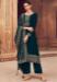 Picture of Georgette Navy Blue Straight Cut Salwar Kameez