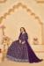 Picture of Pretty Georgette Dark Orchid Anarkali Salwar Kameez