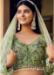 Picture of Comely Silk Dark Sea Green Lehenga Choli