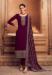 Picture of Admirable Georgette Maroon Straight Cut Salwar Kameez