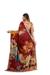 Picture of Wonderful Crepe & Silk Fire Brick Saree