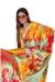 Picture of Appealing Crepe & Silk Coral Saree