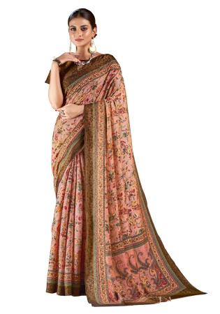 Picture of Superb Silk Burly Wood Saree