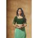 Picture of Superb Georgette Dark Olive Green Saree