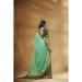 Picture of Superb Georgette Dark Olive Green Saree