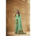 Picture of Superb Georgette Dark Olive Green Saree